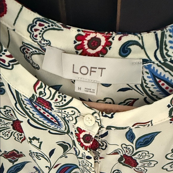 LOFT Women's Deep Red Cardigan Sweater - Picture 4 of 7